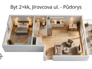 Prodej bytu 2+kk, České Budějovice, Jírovcova, 77 m2