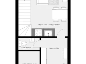 Prodej rodinného domu, Radošovice, 75 m2