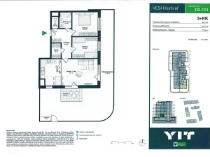 Prodej kanceláře, Praha - Hostivař, Nurmiho, 80 m2