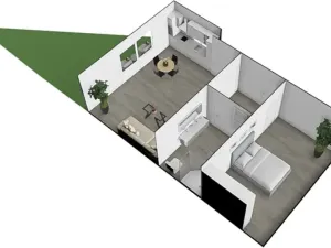 Pronájem bytu 2+kk, Brno, Černohorská, 48 m2