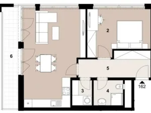 Pronájem bytu 2+kk, Praha - Hloubětín, Poděbradská, 67 m2