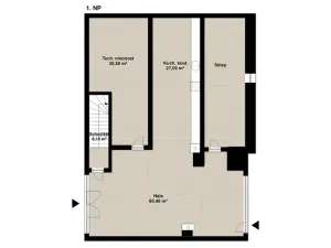 Prodej rodinného domu, Černolice, Ke dvoru, 375 m2