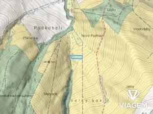 Prodej podílu pole, Hrubá Vrbka, 1421 m2
