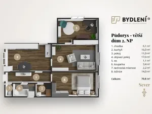 Prodej rodinného domu, Kamýk, 207 m2
