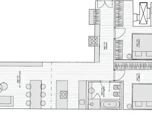 Pronájem bytu 3+kk, Praha - Vinohrady, Laubova, 95 m2