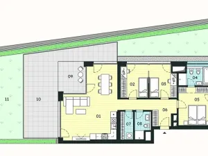 Prodej bytu 4+kk, Znojmo, 91 m2