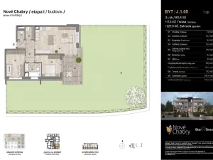 Prodej bytu 3+kk, Praha - Dolní Chabry, U Václava, 80 m2