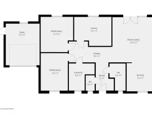 Prodej rodinného domu, Úherce, Východní, 115 m2