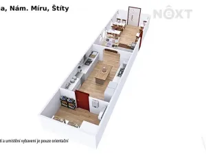 Pronájem restaurace, Štíty, nám. Míru, 59 m2