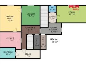 Prodej rodinného domu, Třebovice, 120 m2