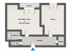 Pronájem bytu 2+kk, Hradec Králové, Ve Stromovce, 59 m2