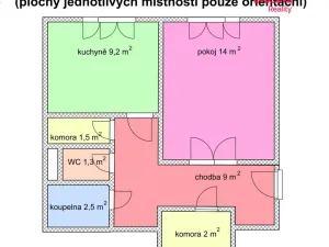 Prodej bytu 1+1, Ostrava - Poruba, Čkalovova, 38 m2