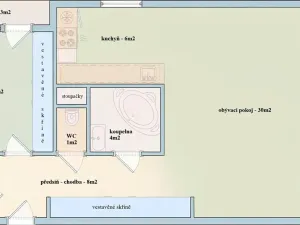 Pronájem bytu 2+1, Praha - Strašnice, Pod altánem, 71 m2