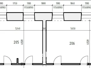 Pronájem kanceláře, Brno, Křenová, 24 m2