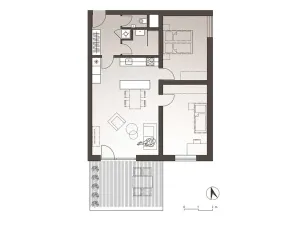Prodej bytu 3+kk, Praha - Čimice, Fořtova, 79 m2