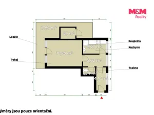 Pronájem bytu 1+1, Plzeň - Jižní Předměstí, Goethova, 34 m2