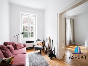 Pronájem bytu 2+1, Praha - Karlín, Vítkova, 50 m2