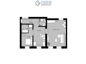 Prodej bytu 2+1, České Budějovice, 58 m2