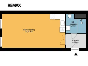 Prodej bytu 1+kk, Abertamy, Vítězná, 41 m2
