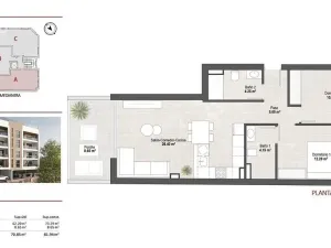 Prodej bytu 3+kk, San Pedro del Pinatar, Murcia, Španělsko, 81 m2