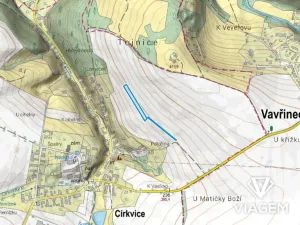 Prodej podílu pole, Církvice, 818 m2