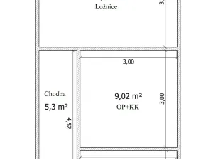 Pronájem bytu 1+1, Brno, Obřanská, 33 m2