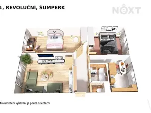 Prodej bytu 3+1, Šumperk, Revoluční, 74 m2