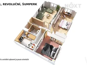 Prodej bytu 3+1, Šumperk, Revoluční, 74 m2