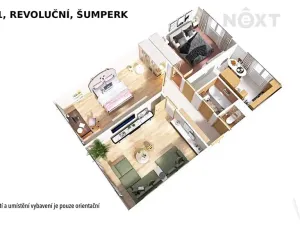 Prodej bytu 3+1, Šumperk, Revoluční, 74 m2