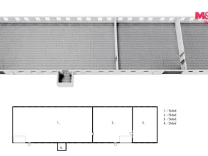 Prodej obchodního prostoru, Zbraslavice, 1381 m2
