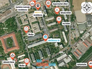 Prodej bytu 2+1, Praha - Karlín, Molákova, 63 m2