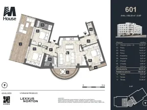 Prodej bytu 4+kk, Praha - Vršovice, Murmanská, 106 m2