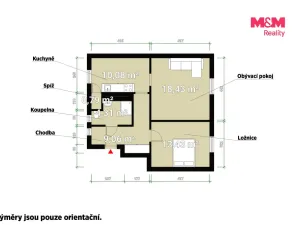 Pronájem bytu 2+1, Rokycany, Boženy Němcové, 68 m2
