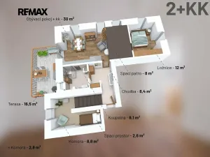Prodej bytu 3+kk, Svoboda nad Úpou, Nádražní, 65 m2