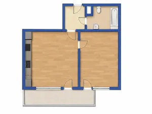 Prodej bytu 2+kk, Praha - Horní Měcholupy, Mantovská, 51 m2
