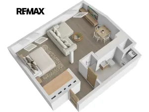 Prodej bytu 1+kk, Pardubice, Železničního pluku, 43 m2