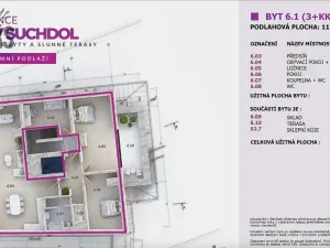 Prodej bytu 4+kk, Praha - Suchdol, U hotelu, 141 m2