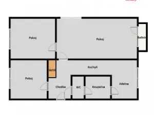 Pronájem bytu 4+kk, Přelouč - Lhota, 100 m2