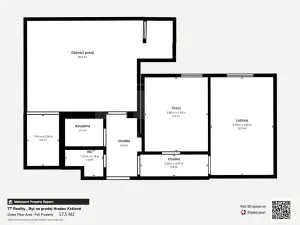 Prodej bytu 3+kk, Hradec Králové, Jana Masaryka, 57 m2