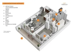 Prodej bytu 2+kk, Kralupy nad Vltavou - Lobeček, J. Holuba, 40 m2