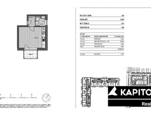 Pronájem bytu 1+kk, Hořovice, Ječná, 25 m2
