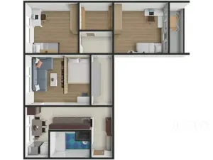 Prodej bytu 3+1, Strakonice, Sídliště 1. máje, 74 m2