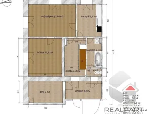 Pronájem rodinného domu, Tasovice, 101 m2