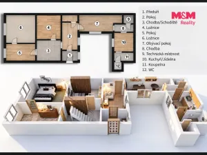 Prodej rodinného domu, Pchery - Humny, Žižkova, 91 m2