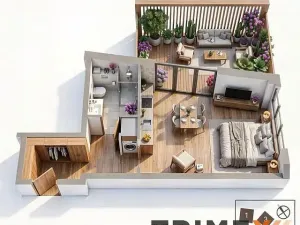 Prodej bytu 1+kk, Valašské Meziříčí, Štěpánov, 42 m2