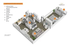 Pronájem bytu 2+kk, Praha - Hloubětín, Zelenečská, 55 m2