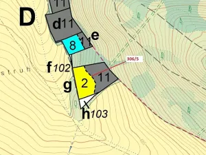 Dražba lesa, Záhoří, 4906 m2