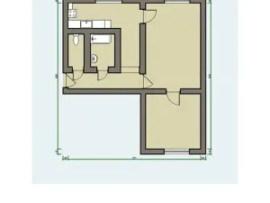 Pronájem bytu 2+1, Lanškroun, Kollárova, 54 m2