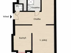 Prodej bytu 2+kk, Praha, Patočkova, 56 m2