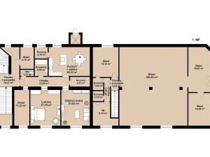 Prodej vícegeneračního domu, Vejprty, náměstí T. G. Masaryka, 932 m2